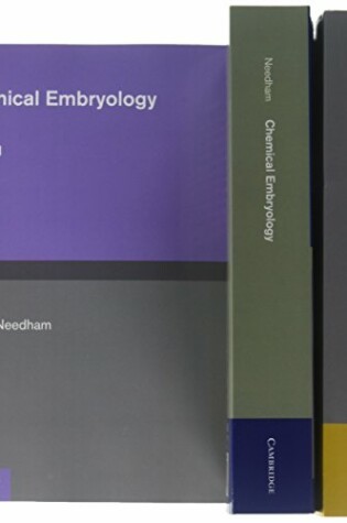 Cover of Chemical Embryology 3 Volume Set