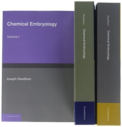 Book cover for Chemical Embryology 3 Volume Set