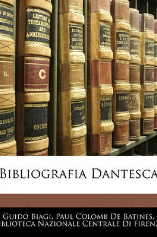 Cover of Bibliografia Dantesca