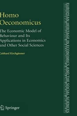 Book cover for Homo Oeconomicus