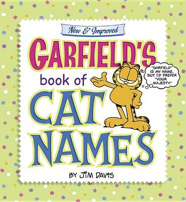 Book cover for Garfield's Book of Cat Names