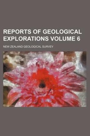 Cover of Reports of Geological Explorations Volume 6