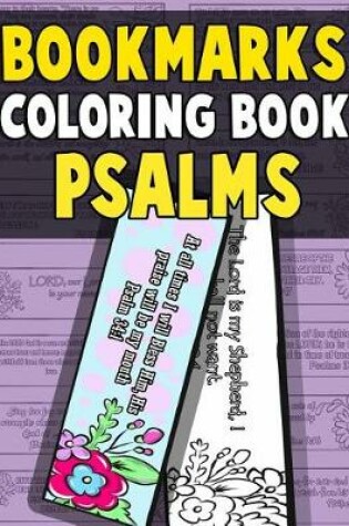 Cover of Bookmarks Coloring Book Psalms