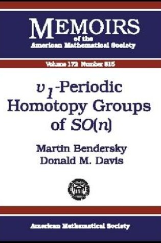 Cover of V1-periodic Homotopy Groups of SO(n)