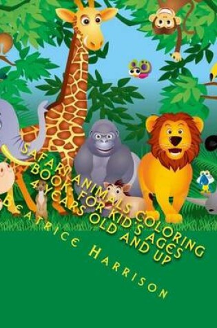 Cover of Safari Animals Coloring Book