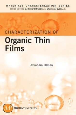 Cover of Characterization of Organic Thin Films