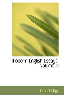 Book cover for Modern English Essays, Volume III