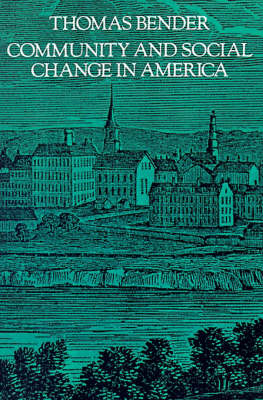 Book cover for Community and Social Change in America