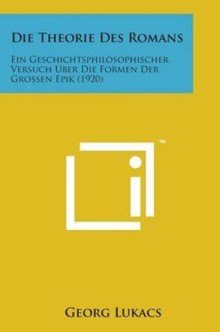 Cover of Die Theorie Des Romans