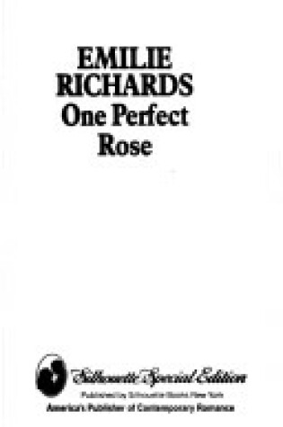 Cover of One Perfect Rose