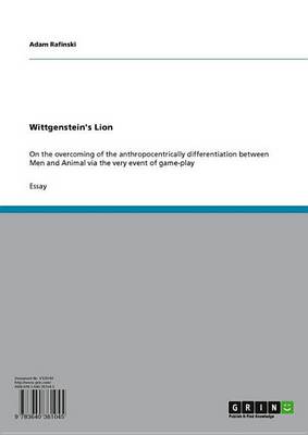 Book cover for Wittgenstein's Lion