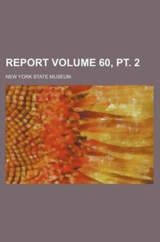 Cover of Report Volume 60, PT. 2