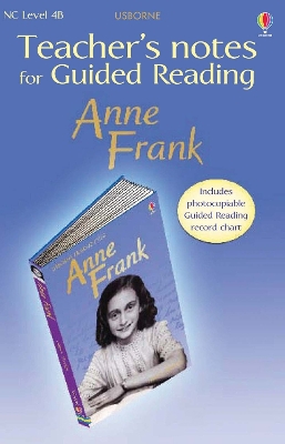Cover of Teacher's notes for Guided Reading Anne Fr