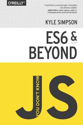 Book cover for You Don't Know JS - ES6 & Beyond