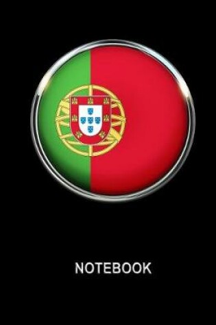 Cover of Notebook. Portugal Flag Cover. Composition Notebook. College Ruled. 8.5 x 11. 120 Pages.