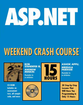 Book cover for ASP.NET Weekend Crash Course