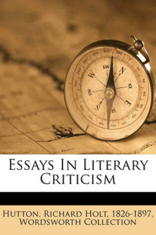 Cover of Essays in Literary Criticism