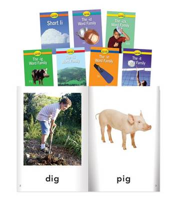 Book cover for Short I Word Families, Grade PreK-K 8 Book Set