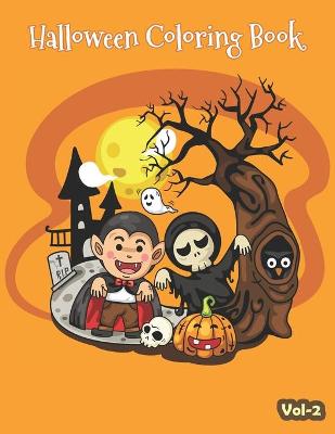 Book cover for Halloween Coloring Book Vol 2