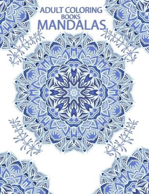 Book cover for adult coloring books mandalas