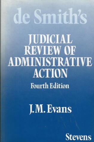 Cover of Judicial Review of Administrative Action