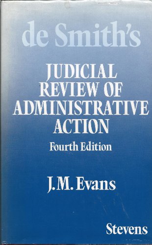 Book cover for Judicial Review of Administrative Action