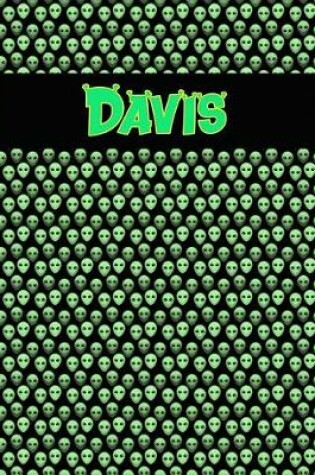 Cover of 120 Page Handwriting Practice Book with Green Alien Cover Davis