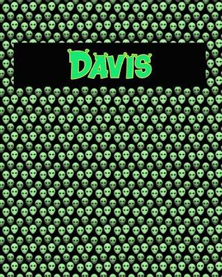 Book cover for 120 Page Handwriting Practice Book with Green Alien Cover Davis