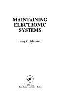 Book cover for Maintaining Electronic Systems