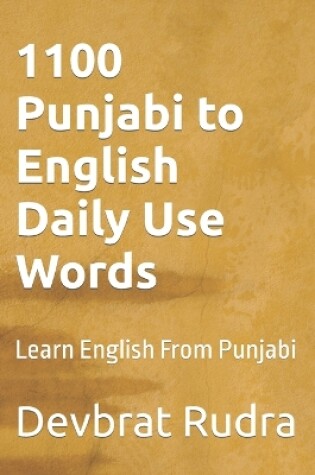 Cover of 1100 Punjabi to English Daily Use Words