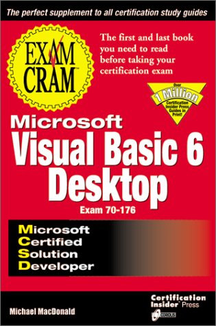 Book cover for MCSD Visual Basic 6 Desktop Exam Cram
