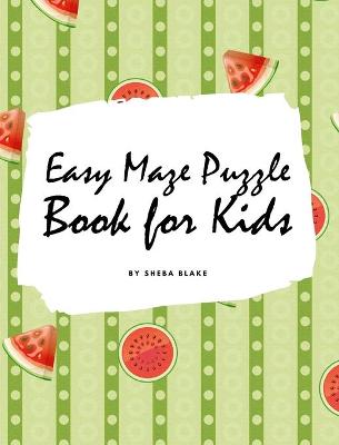 Book cover for Easy Maze Puzzle Book for Kids - Volume 2 (Large Hardcover Puzzle Book for Children)