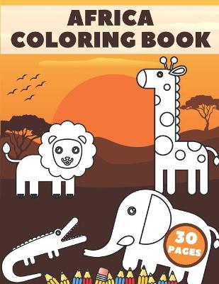 Book cover for Africa Coloring Book