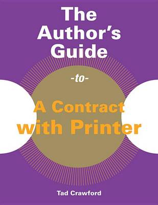 Book cover for The Author's Guide to a Contract with Printer