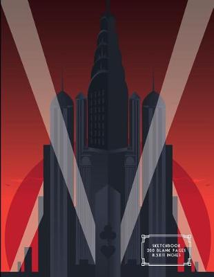 Book cover for Sketchbook (Art Deco Skyscraper)