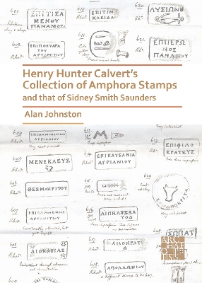 Book cover for Henry Hunter Calvert’s Collection of Amphora Stamps and that of Sidney Smith Saunders