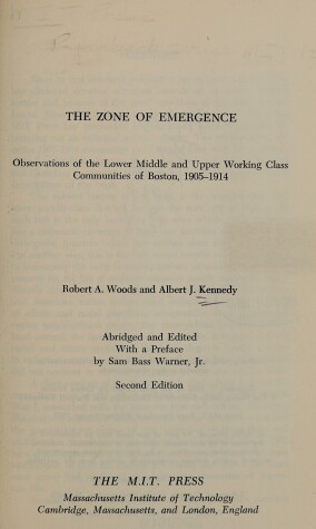 Book cover for THE Woods: the Zone of Emergence 2ed