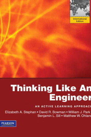 Cover of Thinking Like an Engineer:An Active Learning Approach:International Edition Plus MATLAB & Simulink Student Version 2010