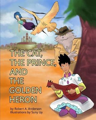 Book cover for The Cat, the Prince, and the Golden Heron