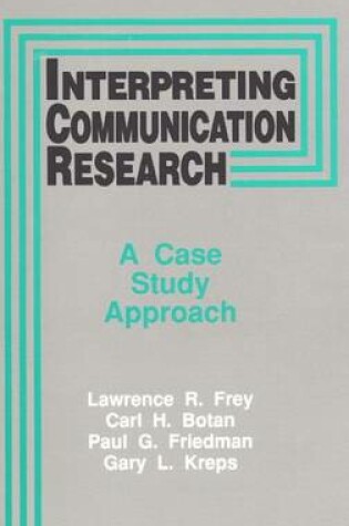 Cover of Interpreting Communication Research