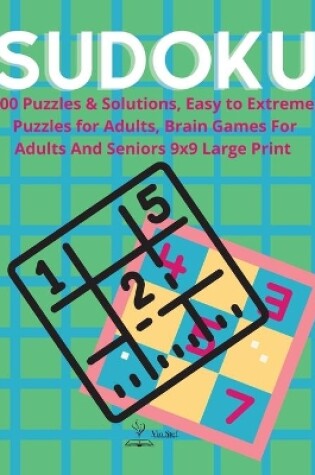 Cover of Sudoku puzzle book for adults