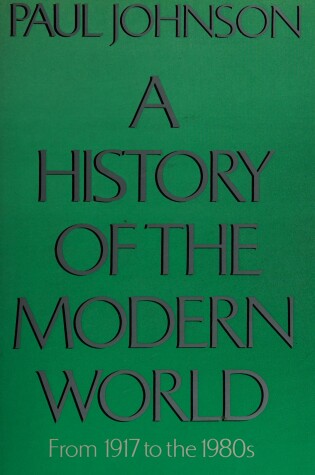 Cover of History of the Modern World