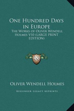 Cover of One Hundred Days in Europe