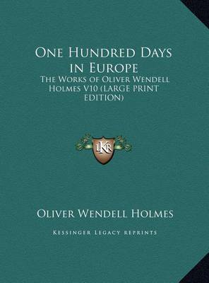 Book cover for One Hundred Days in Europe