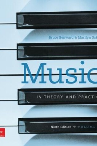 Cover of Workbook to accompany Music in Theory and Practice, Volume 2