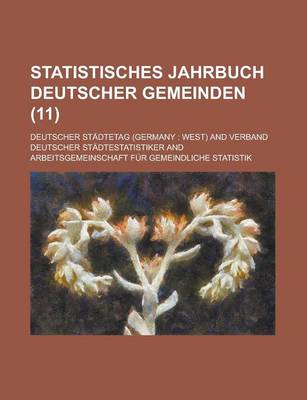 Book cover for Statistisches Jahrbuch Deutscher Gemeinden (11 )