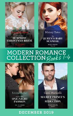 Book cover for Modern Romance December 2019 Books 1-4