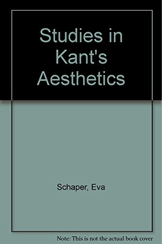 Cover of Studies in Kant's Aesthetics