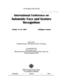 Book cover for 2nd International Conference on Automatic Face and Gesture Recognition