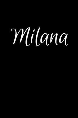 Book cover for Milana